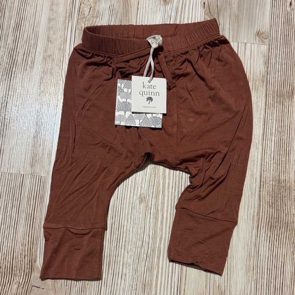 6-12 m Kate Quinn Chocolate Brown Kids Joggers